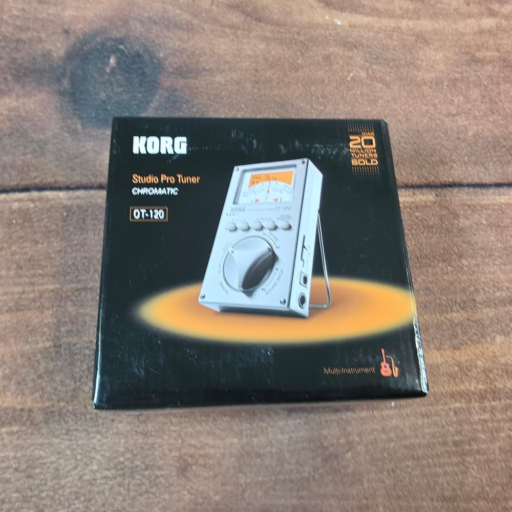 Korg OT-120 Studio Pro Tuner Orchestral Silver New Chromatic Multi-Instrument